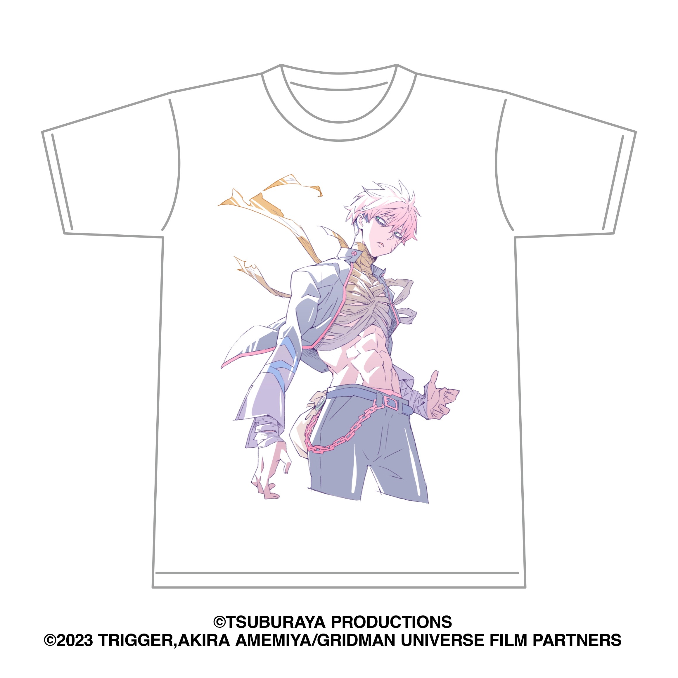 『SSSS.DYNAZENON』一挙上映記念／“ガウマ”  Tシャツ／限定カラーホワイト