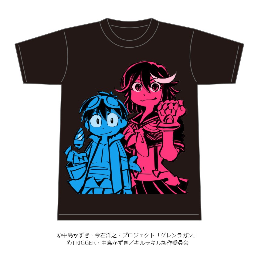 【受注販売】「天元突破グレンラガン対キルラキル展」今石洋之来場記念描き下ろしTシャツ