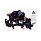 4D ACRYLIC STAND No.6 STANDARD SIZE “BURNISH ARMOR GUEIRA”