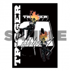 TRIGGER 10周年記念ステッカー【インフェルノコップ 】セット（1st Edition） / インフェルノコップ＆10thロゴA（モノクロver）