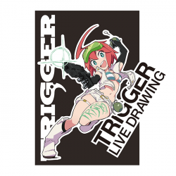 TRIGGER NIGHT キービジュアルポスター B2 トリガーちゃん TRIGGER NIGHT キービジュアルポスター B2 トリガーちゃん